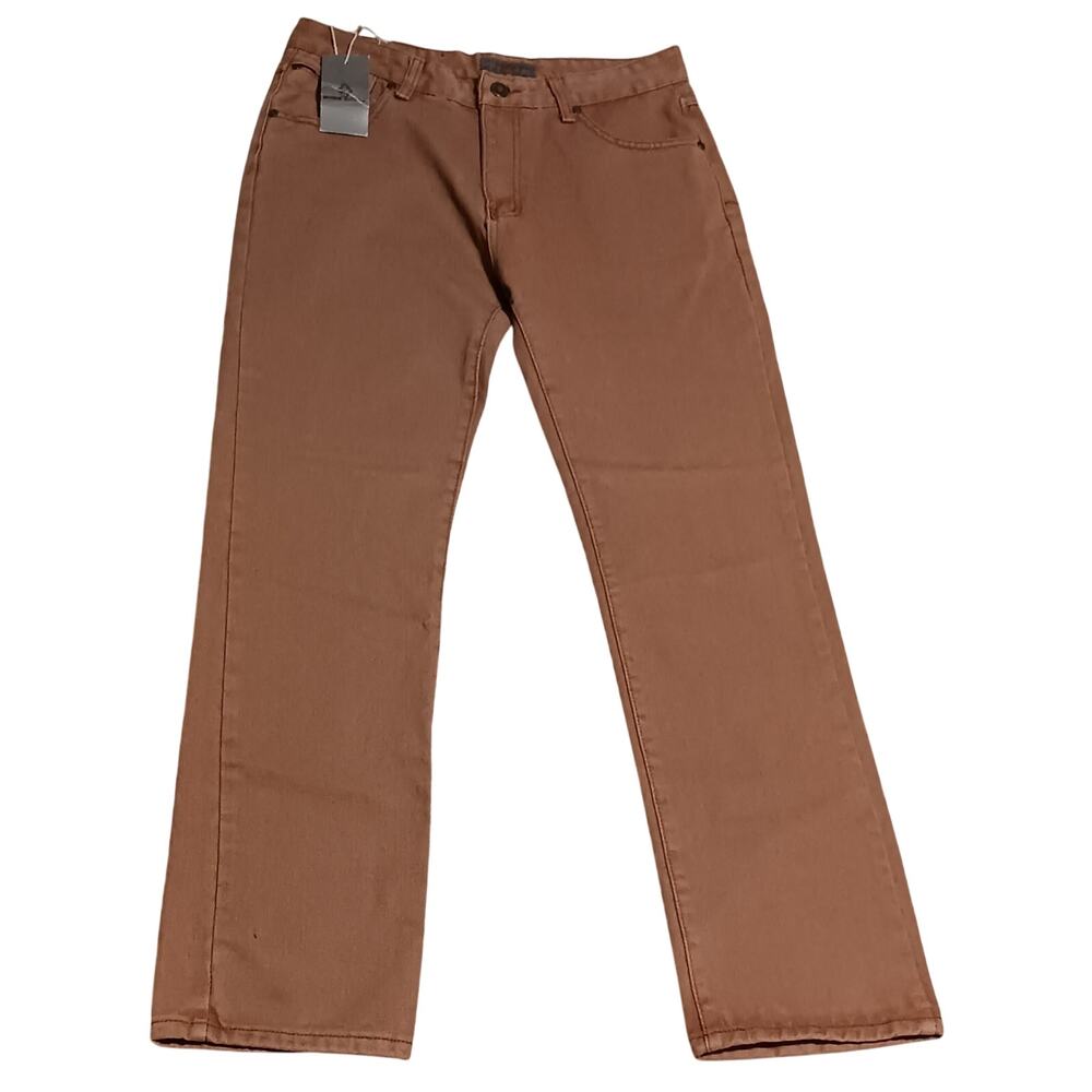 Swiss Cross Mens Straight Leg Rose 5 Pocket Jeans 32x31 Cotton Polyester blend